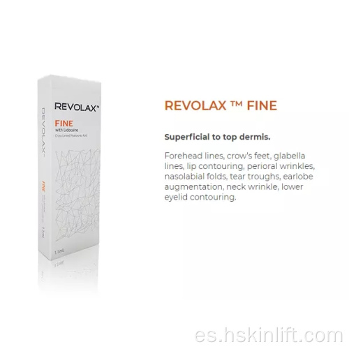 Inyección de ácido hialúrico Revolax Filler dérmico para LIP